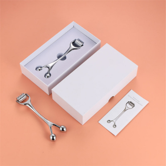 Metal Çift Taraflı Yüz Masaj Aleti