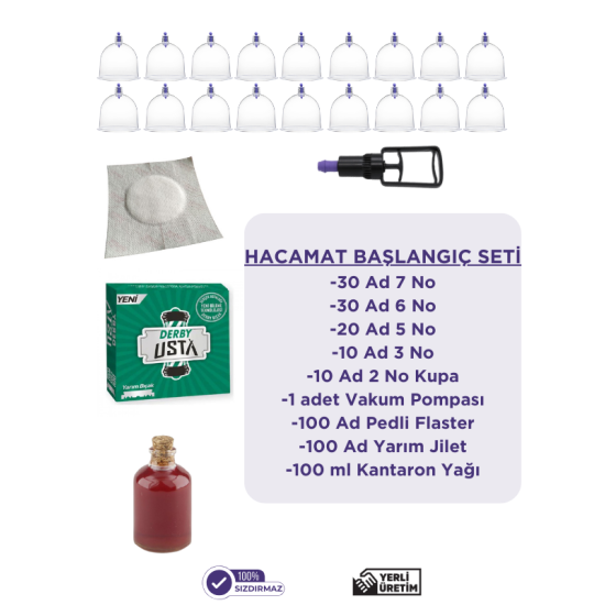 Hacamat Başlangıç Seti Hacamat Başlangıç Seti