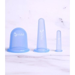 Silikon Masaj Kupası Seti 3'lü Mavi Silikon Masaj Kupası Seti 3'lü Mavi